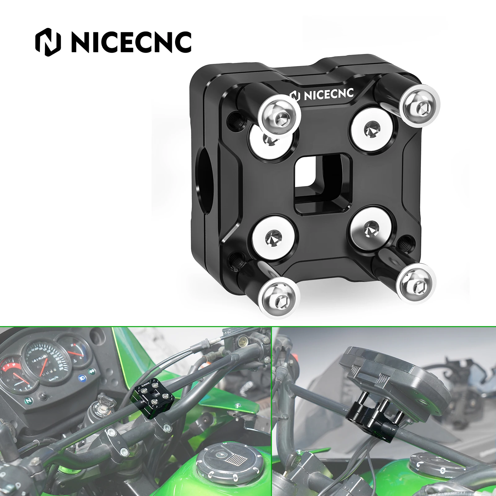 

For 2022 2023 Kawasaki KLR 650 GPS Navigator Bracket 14mm Bar Phone Holder AMPS Mount Brackets for Kawasaki KLR650