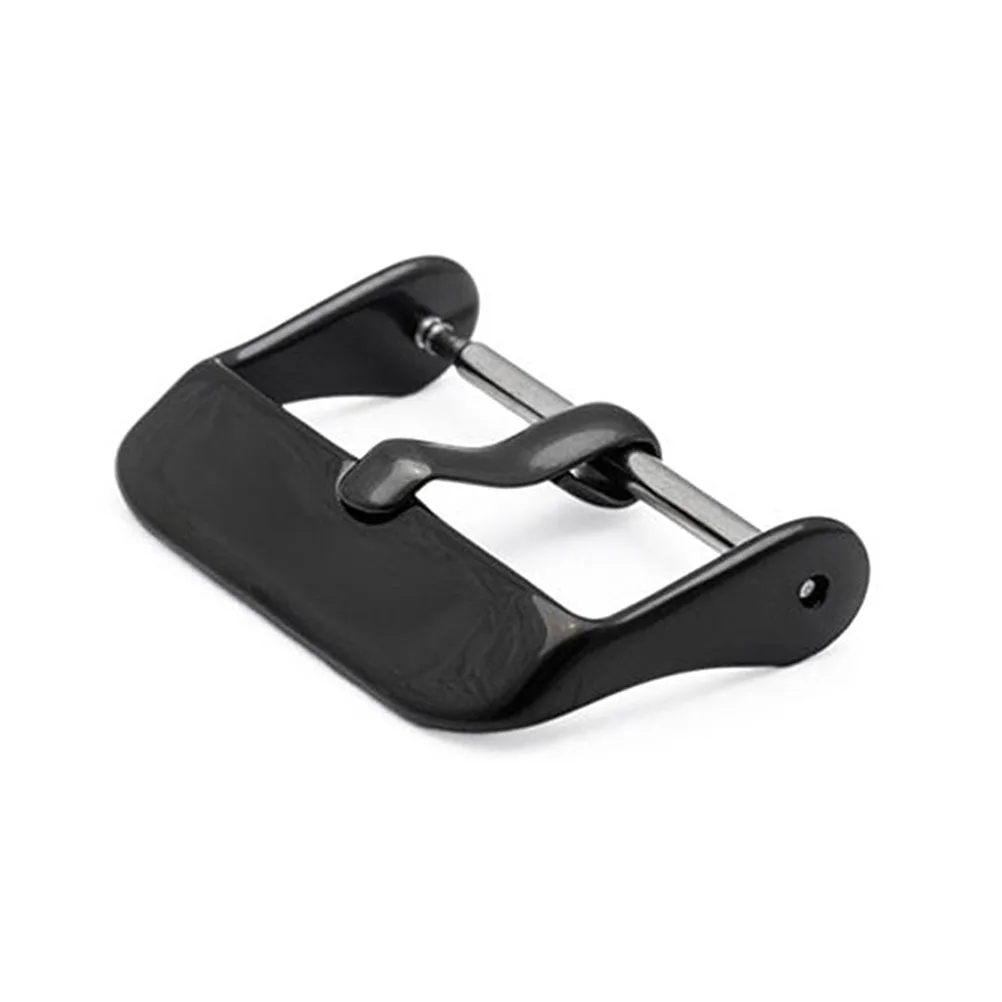 

4Pcs 16mm Stainless Steel Watch Buckle Durable Easy Install for Silicone Electronic Bands Black Watch Buckle