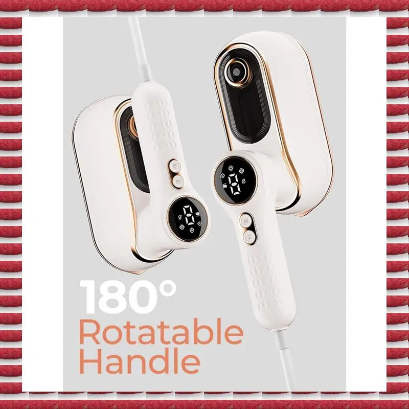 

A97G Portable Travel Steamer, 1200W Handheld Fabric Steamer For Clothes, 4 Modes With LCD Display, Wrinkle Remover EU Plug