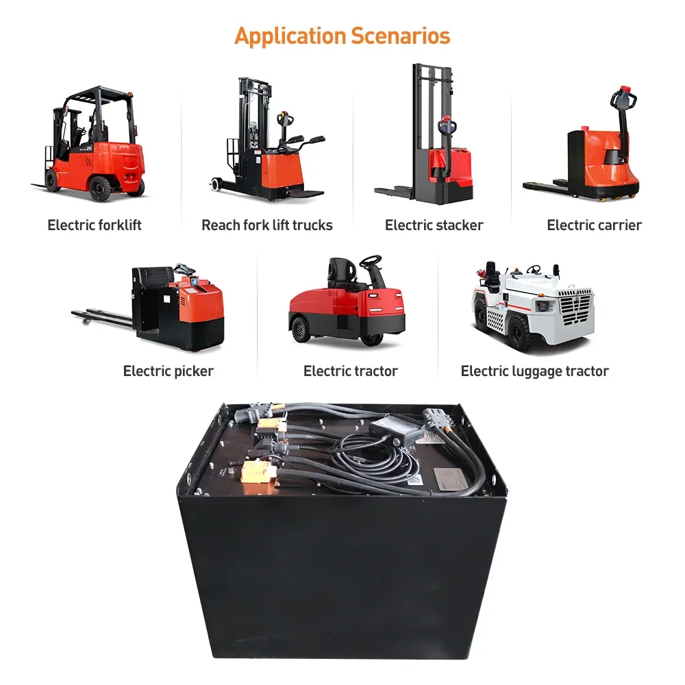 Lithium ion battery pack system 48V/51.2V20~816Ah LiFePO4 with BMS and fast charge for power traction electric forklift truck