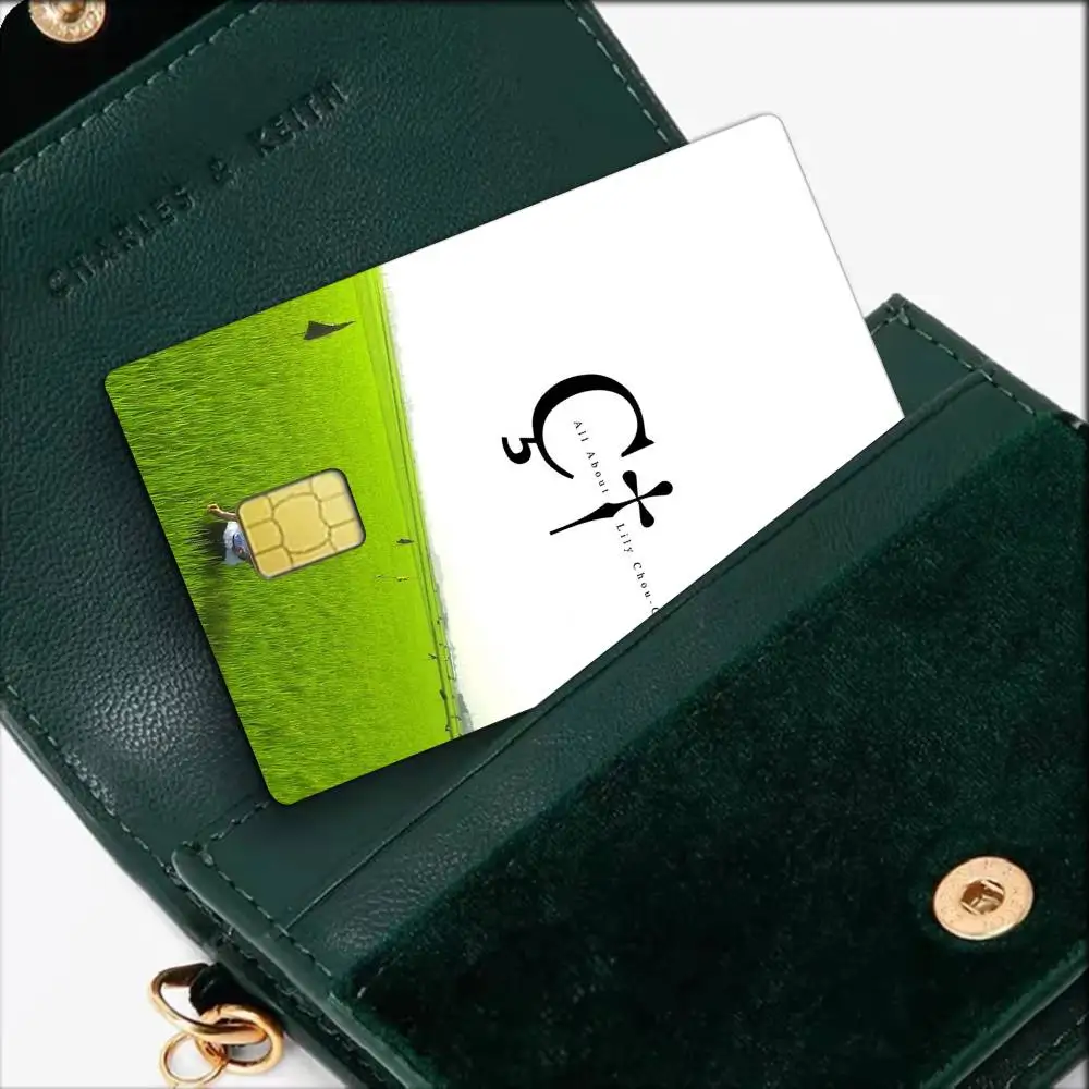 All About Lily Chou-Chou Waterproof Film Skin Cover Credit Card Stickers Debit Front Bank Bus Pass