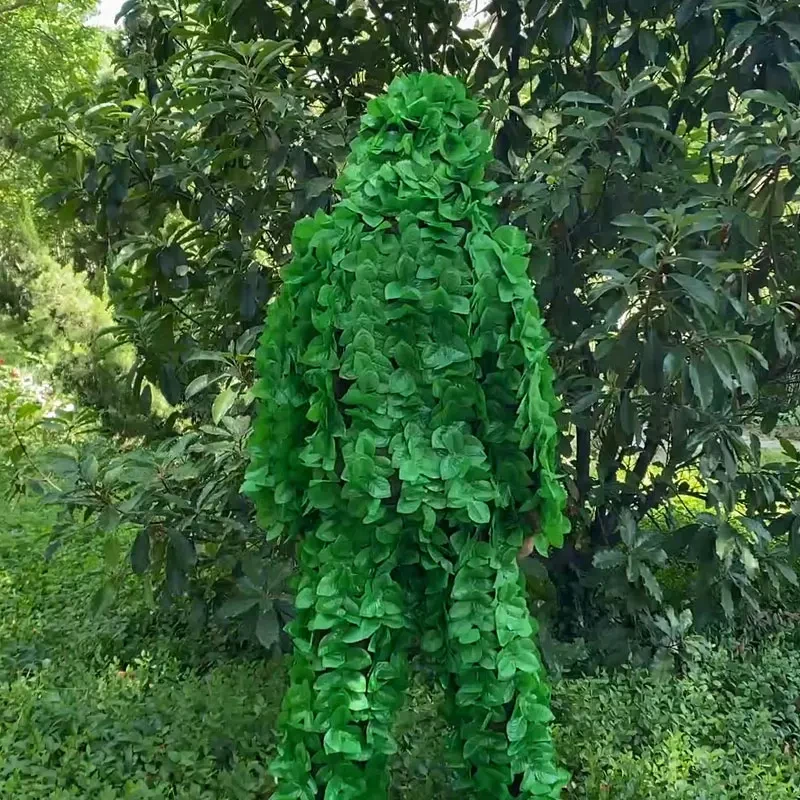 Men Women Hunting Ghillie Suit Outdoor CS Leaves Camouflage Hunting Clothes Bionic Camouflage Clothing Training Tactical Clothes image 6