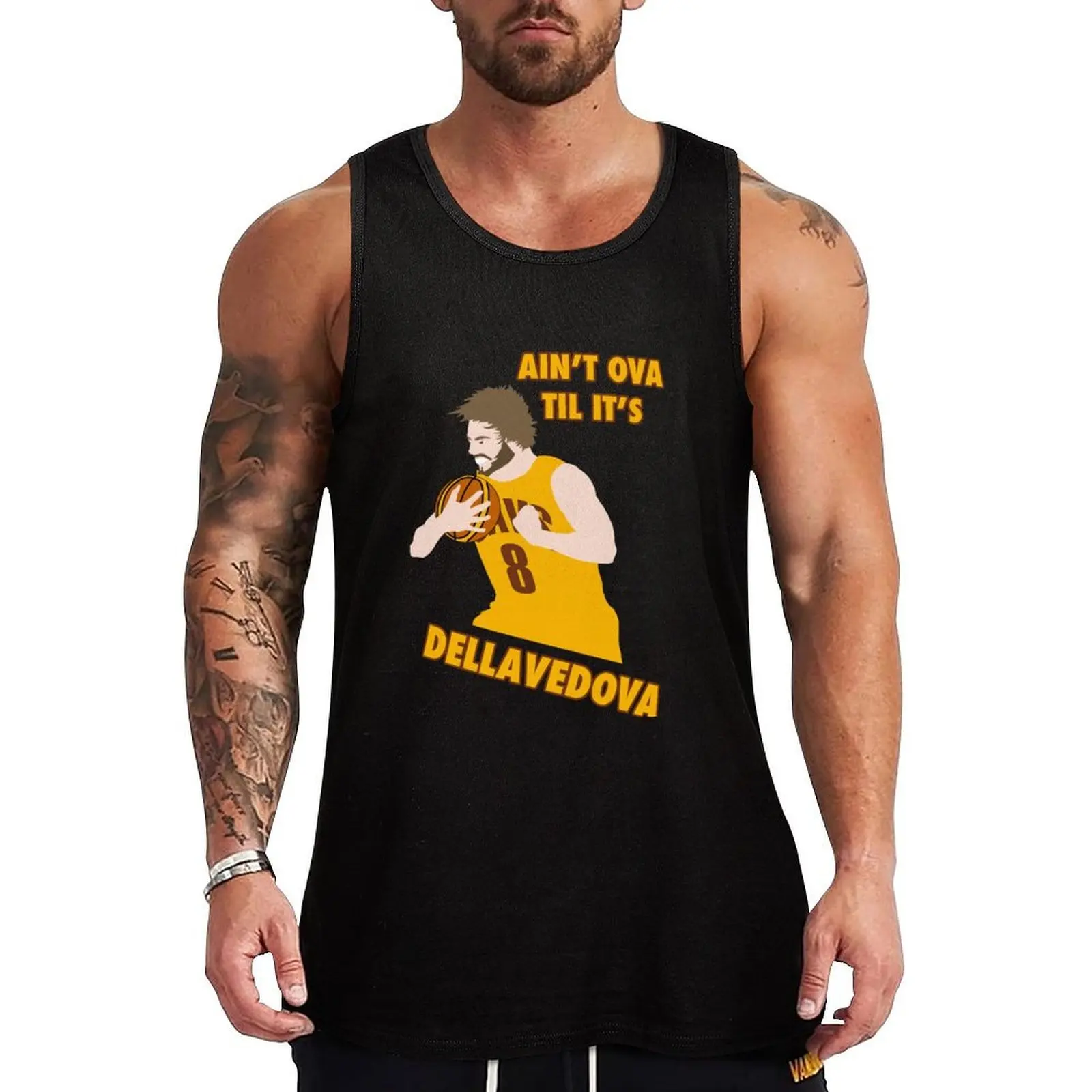 

Ain't Ova Til It's Dellavedova - Mk I Tank Top Fitness Gym Tank Top Quick Dry Lightweight Shirt