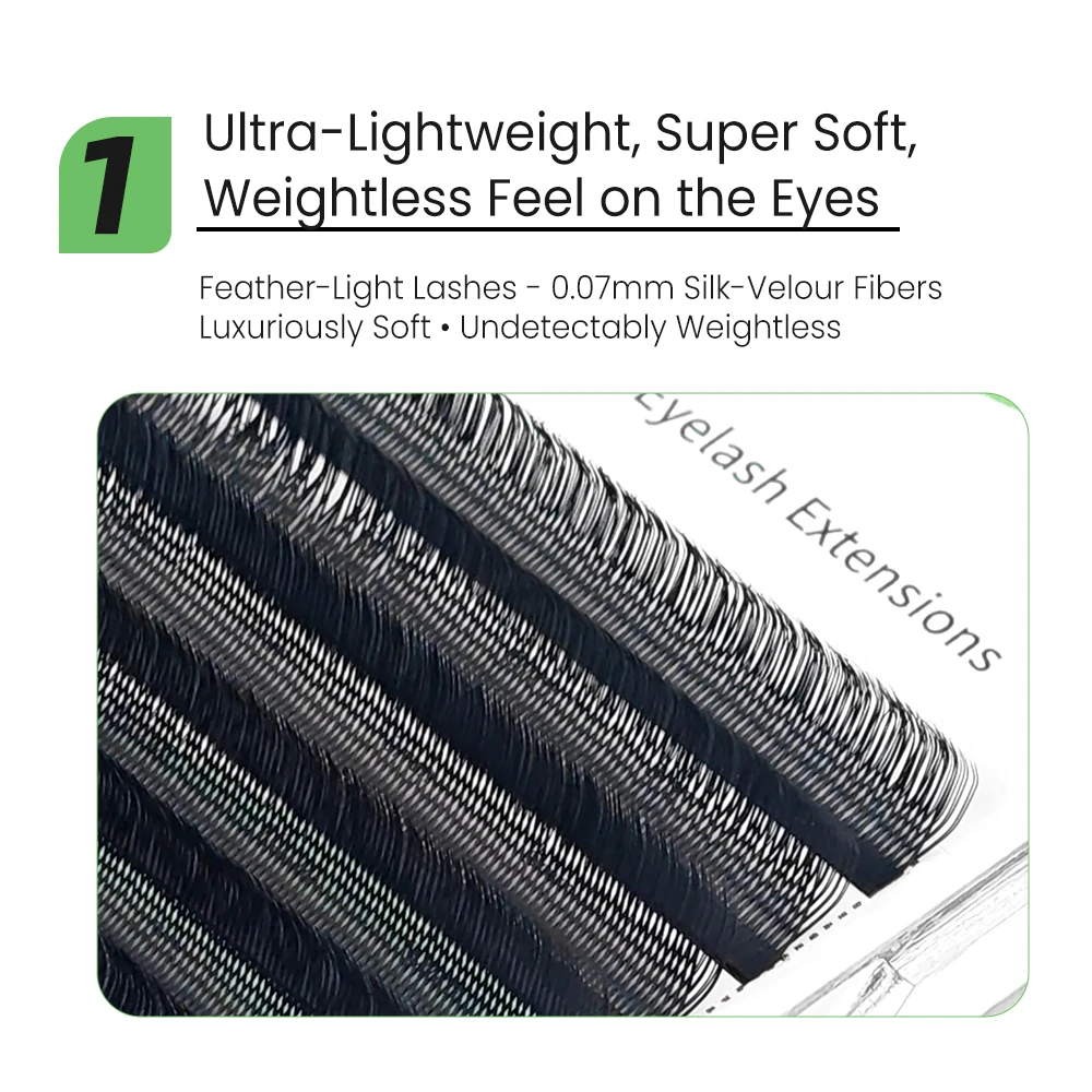 Natural Soft Volume Extensions U YY Lashes