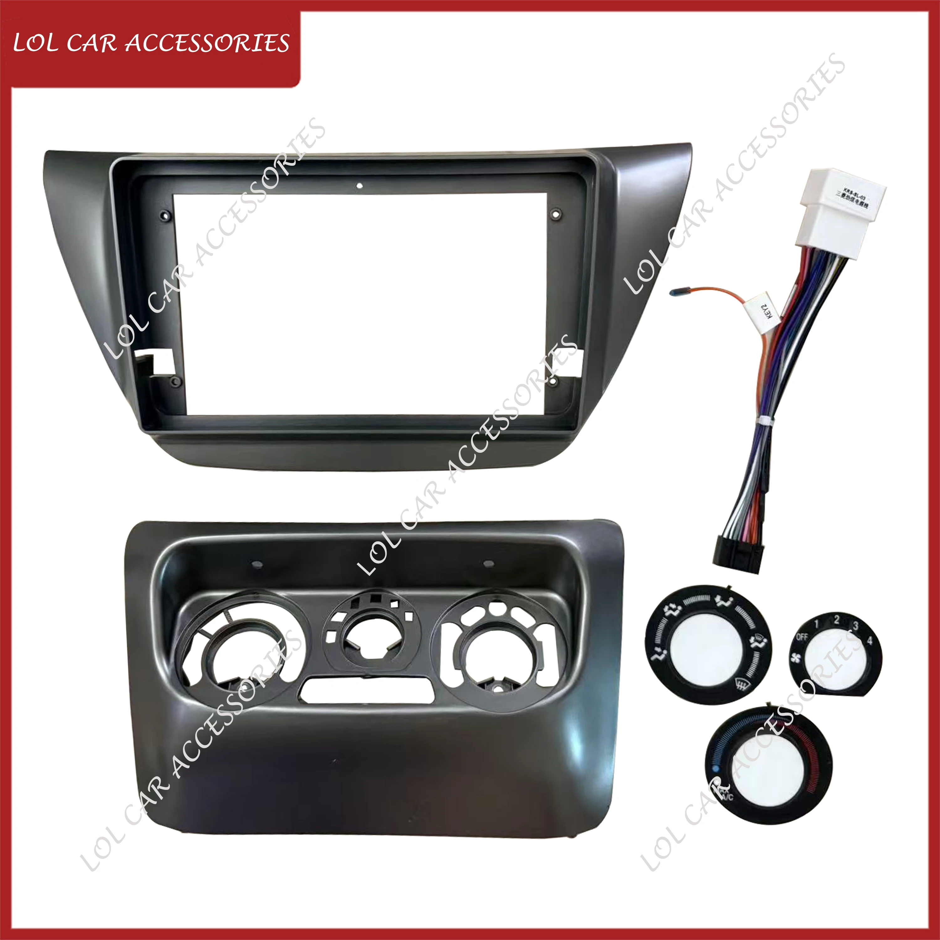 9 Inch Car Radio Fascias For MITSUBISHI Lancer IX 2005-2008 Stereo Dash Panel Frame 2 Din DVD GPS MP5 Android Player Cover