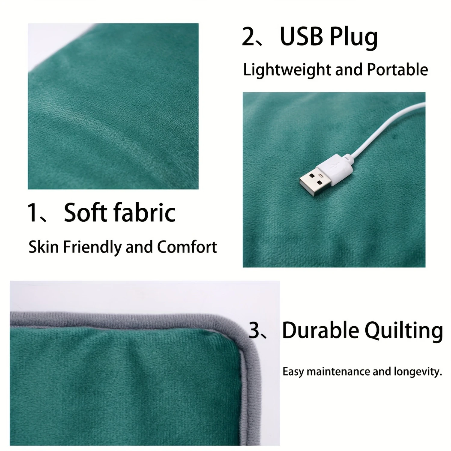 Zimowy ogrzewacz do rąk, podgrzewacz do rąk z wtyczką USB może być używany z zasilaczem, do biura, biwakowania, polowań, golfa Boże Narodzenie