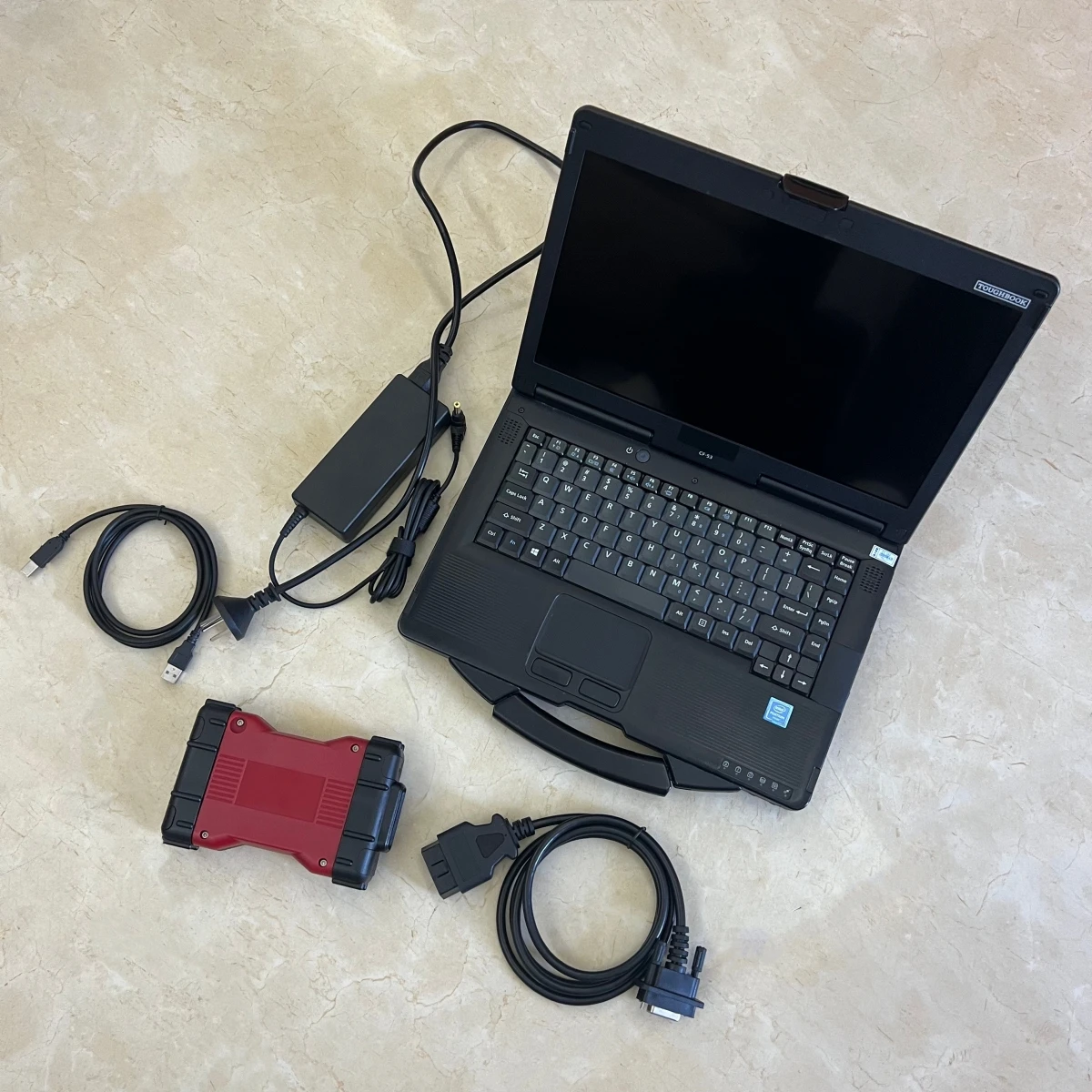 V.CM2 Diagnostic Tool Software for F-ord M-azda IDS V130 in Toughbook CF53 I5 CPU 8GB RAM 320GB HDD Laptop