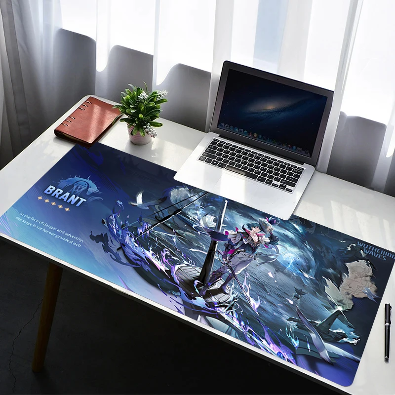 

Mouse Pad Laptop Rubber Extended Desktop Mat Wuthering Waves Brant Computer Gamer HD Mousepad PC Gaming Accessories Keyboard Pad