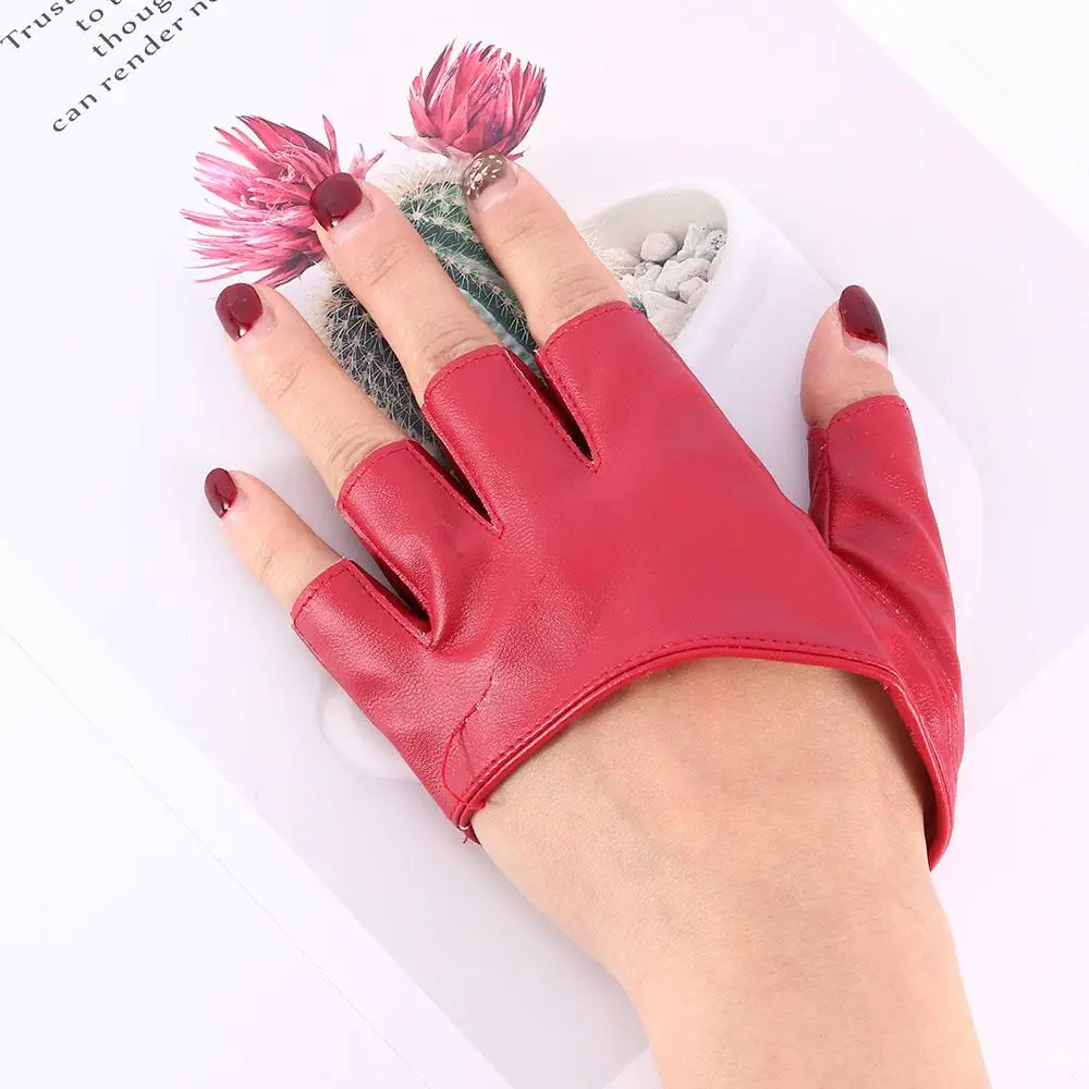 Women Fashion Clothing Accessories Half Finger Half Palm Pole Dance Fingerless Gloves