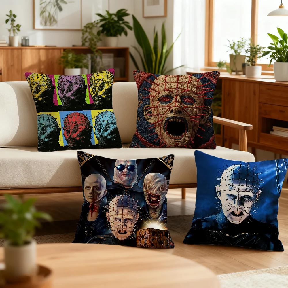 H-Hellraiser Horror b cushion cover Decoration Room Shop Car Best Home Office Coffee Pillow Sofa Printing Nordic Simplicity Hit