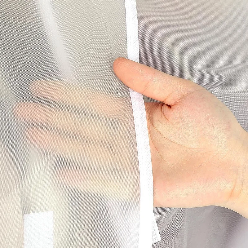 Kleidung Staubdicht Abdeckung Haushalt Transparent Kleid Kleidung Kleidungsstück Staub Abdeckungen Organizer Wasserdicht Mantel Kleiderschrank Lagerung – Detail 4