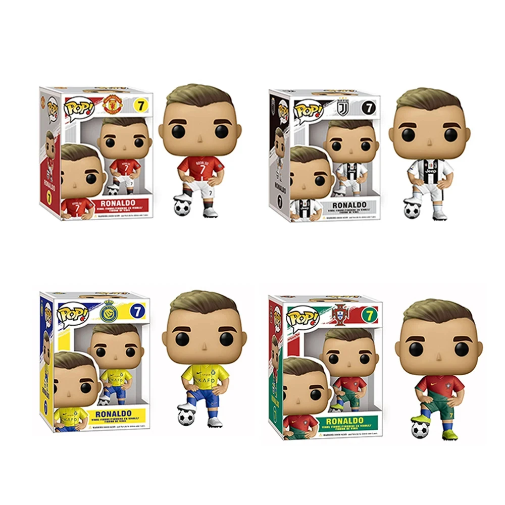 Funko-Pop 크리스티아누 호날두 레알 마드리드용 액션 피규어, 포르투갈, 마드리드용, 유벤투스 리아드, 맨체스터 유나이티드, 비닐, 스페인, 프레젠테 