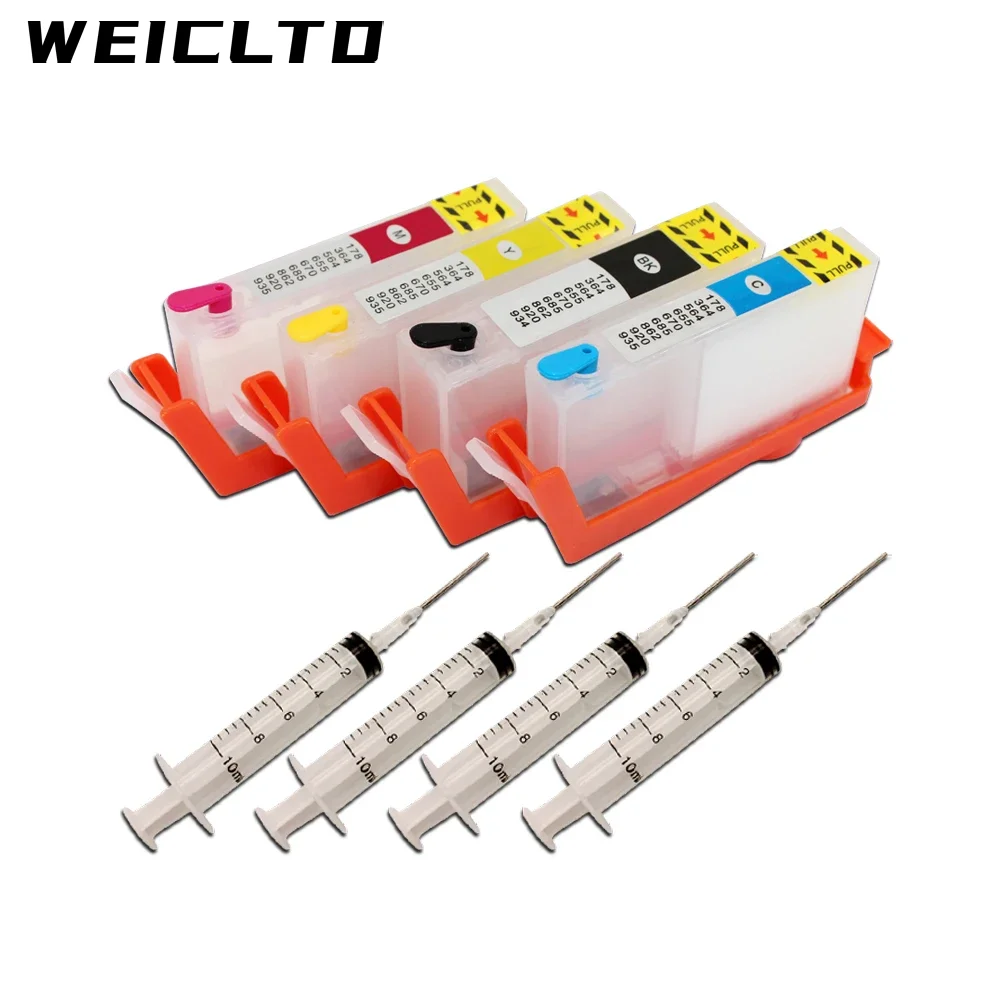 HP655 HP655XL 655 655XL 4C Refill Ink Cartridge for HP Deskjet Ink Advantage 3525 4615 4620 4625 5525 6526 Printer with Chip