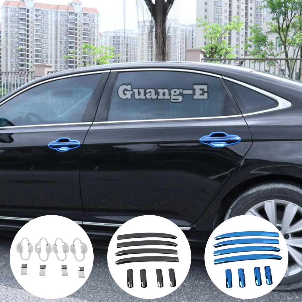 

Stainless Steel Car Exterior Door Handle Bowl Trim Covers Accessories Armrest For Volkswagen VW Passat 2019 2020 2021 2022 2023