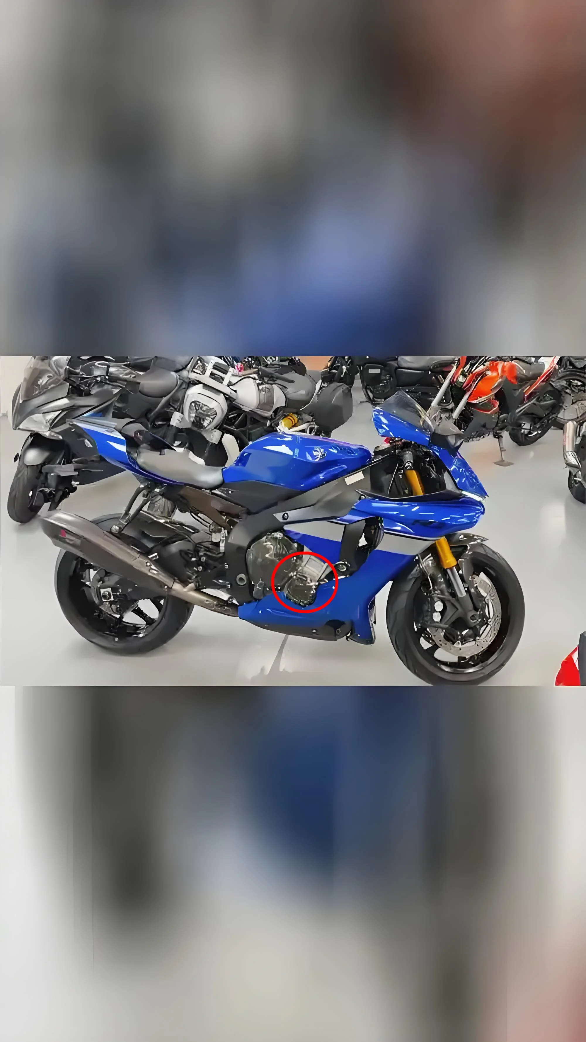 مناسبة لياماها YZF/R1/غطاء حافة الزناد/غطاء المحرك/غطاء نبض الإشعال من 2017 إلى 2024