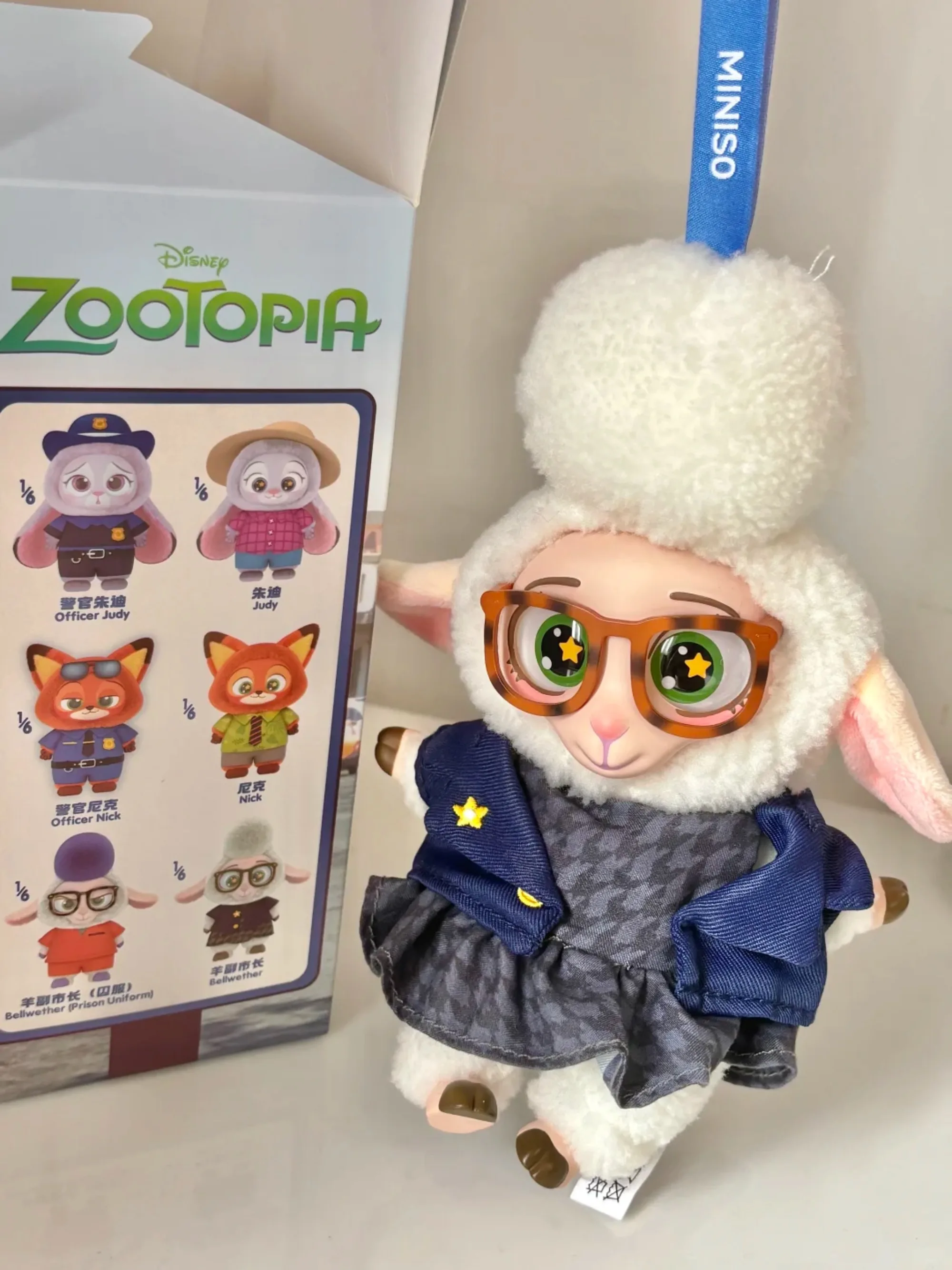 HOT Zootopia Judy Nick Vinyl Plush Blind Box Anime Periphery Backpack Bag Charm Accessories Trendy  Mystery Box Collection Gift