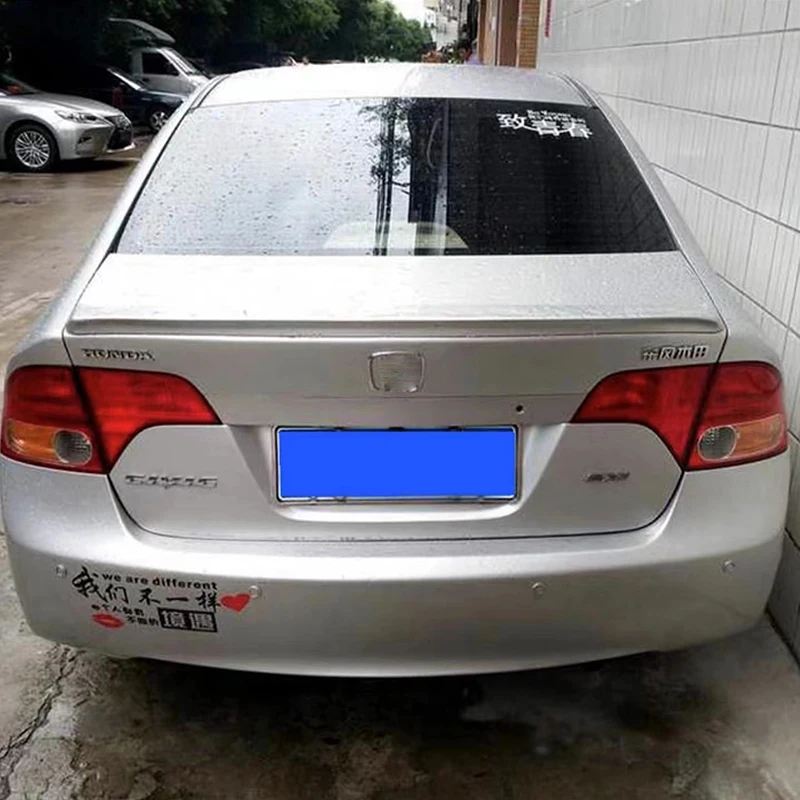 

Suitable for Honda Civic rear trunk lid spoiler wing carbon black sports modification kit 2006, 2007, 2008, 2009, 2010, 2011