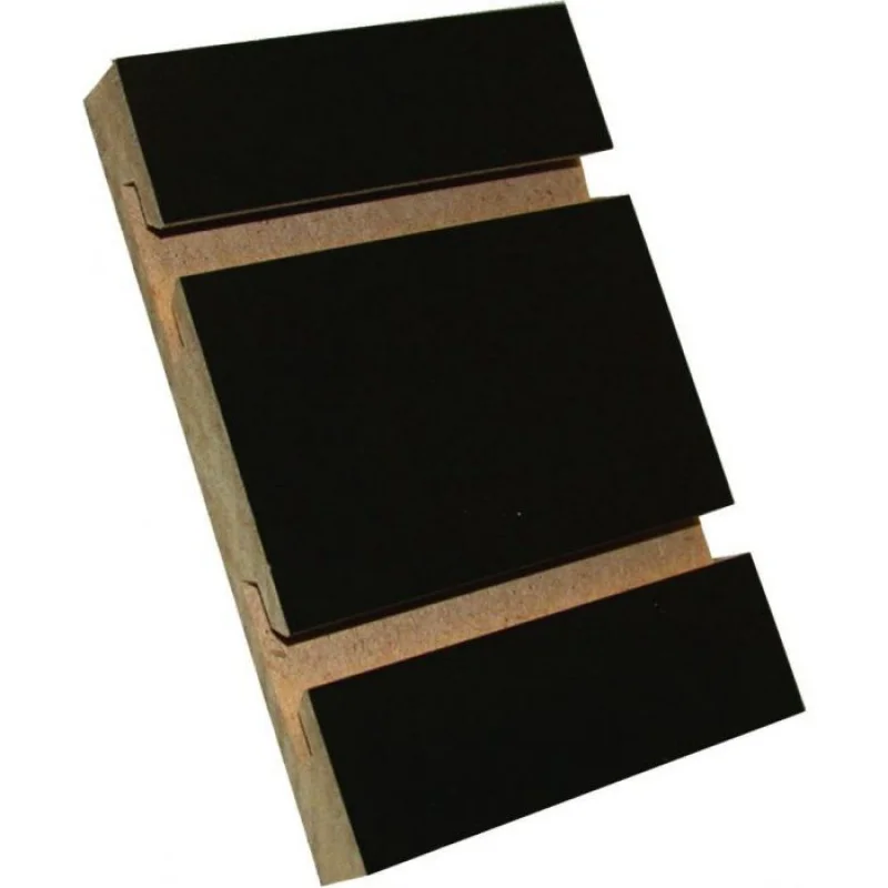 

custom.4*8 feet black slatwall panel 3"O.C.3/4" thick MDF