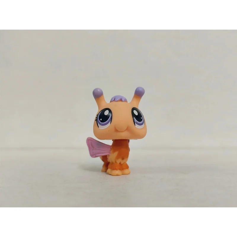 LPS Figure Yellow Purple Bee Purple eyes #1307 Littlest Pet Shop toy