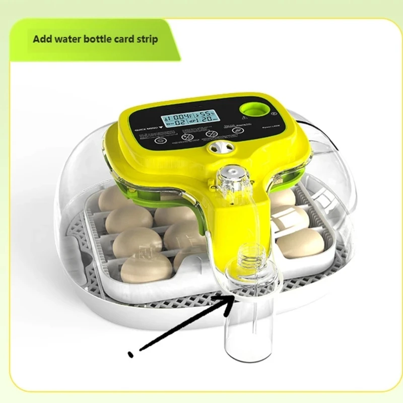 Automatic Eggs Turning Digitals Incubator With LED Display And Humidity Control For 16 Eggs Poultry Hatcher Machine 87HA