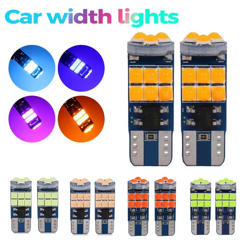 3030-15 Lights Car Wide Lights T10 W5W Small Lights Daytime Running Lights Turn Signal Lights Reading Lights 12V Auto