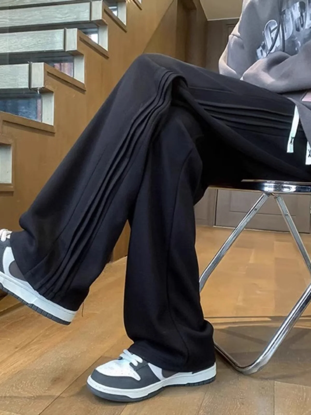 

Прямые повседневные брюки Bla Spor для подростков и старшеклассников, модная уличная одежда от бренда Bullworld, со средней/высокой талией