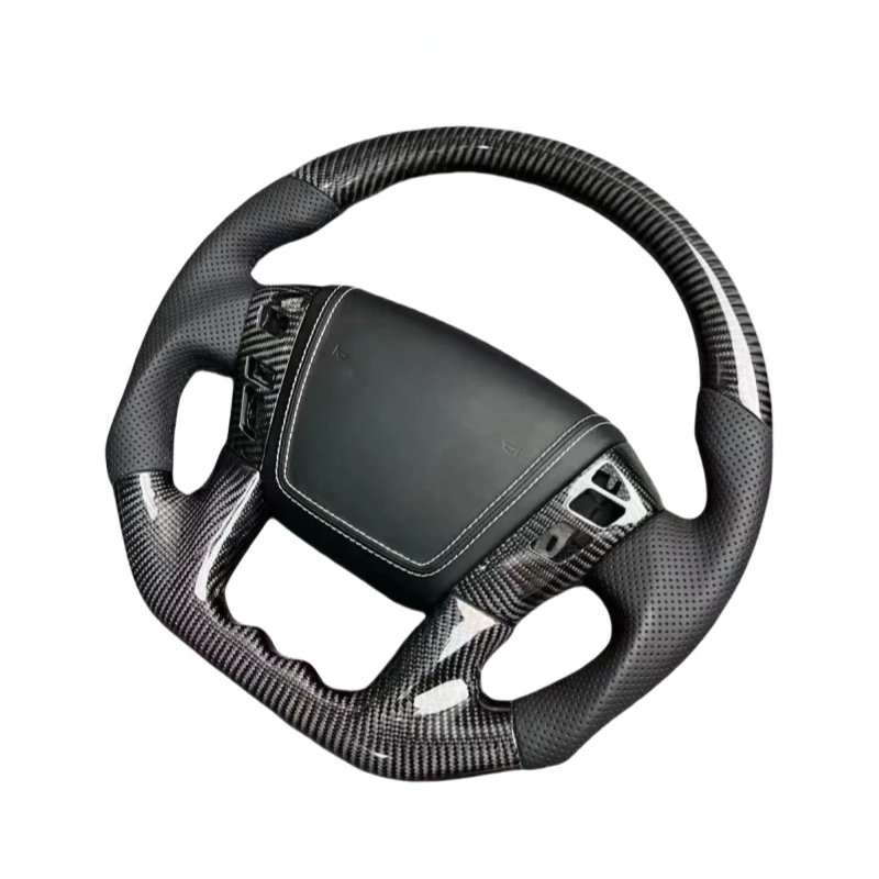 For  Y61 Y62 Steering Wheel Sport Flat Bottomed Carbon Fiber Upgrade and Customized Modification Steering Wheel
