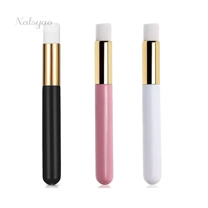 Custom Eyelash Cleaning Brush Private Label Lash Shampoo Brush for Eyelash Extensions Peel Off Blackhead Remover Makeup Tool