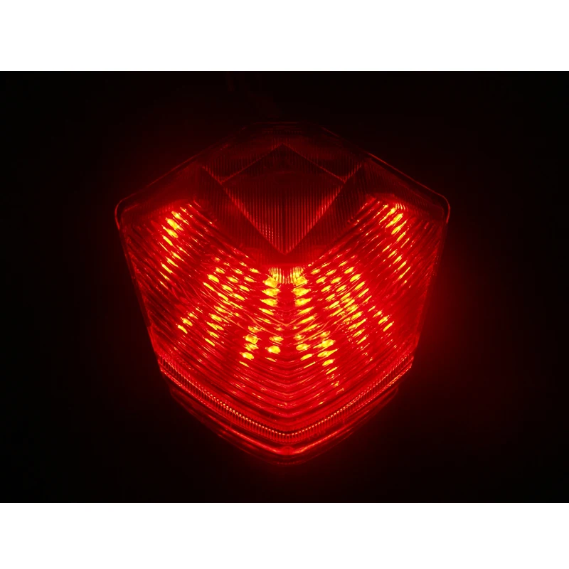 waase For Kawasaki Ninja ZX-6R ZX6R 2009 2010 2011 2012 Tail Light Brake Turn Signals Integrated LED Light