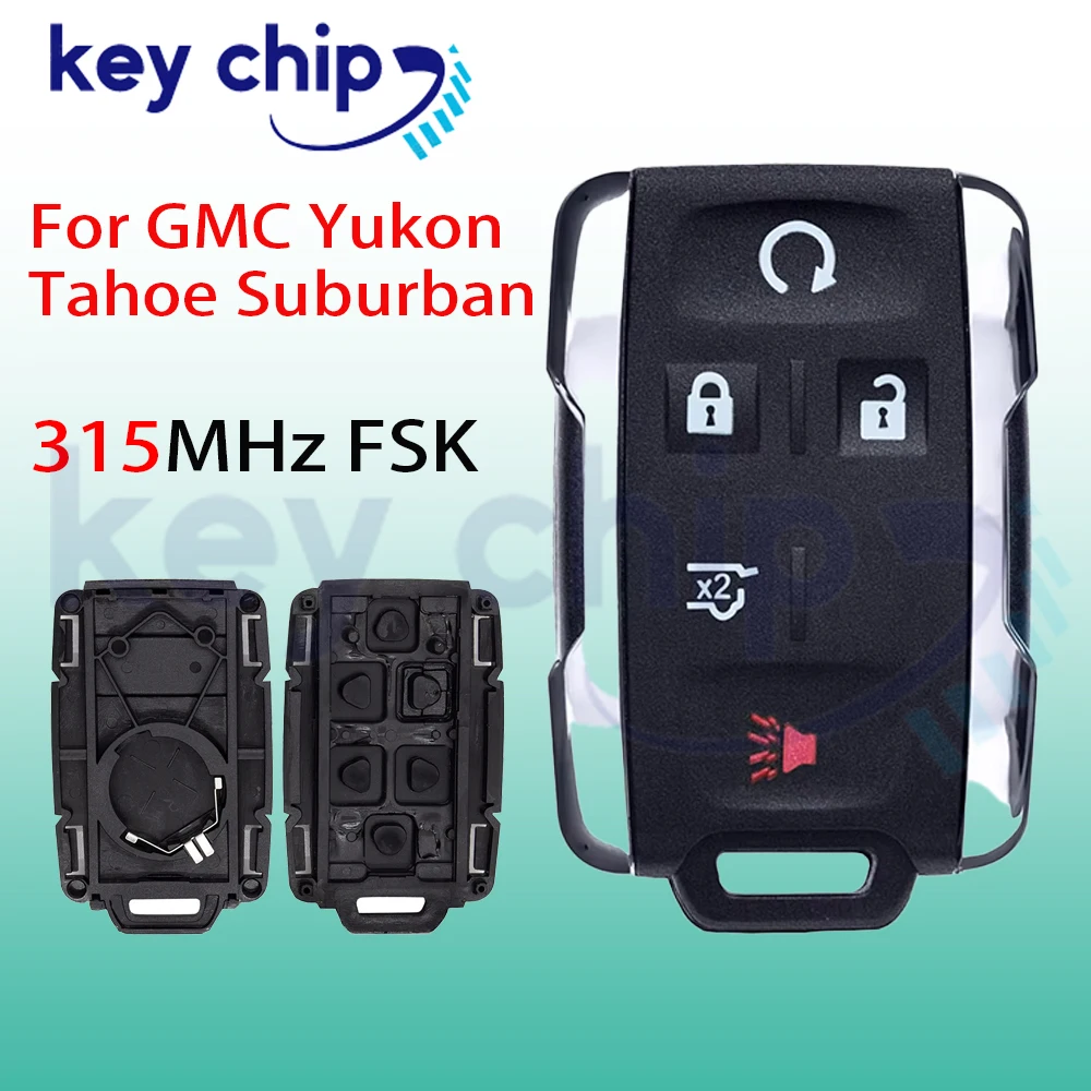 2015 2016 2017 2018 2019 2020 5 Buttons  M3N-32337100  Car Remote Key for Chevrolet Suburban Tahoe GMC Yukon