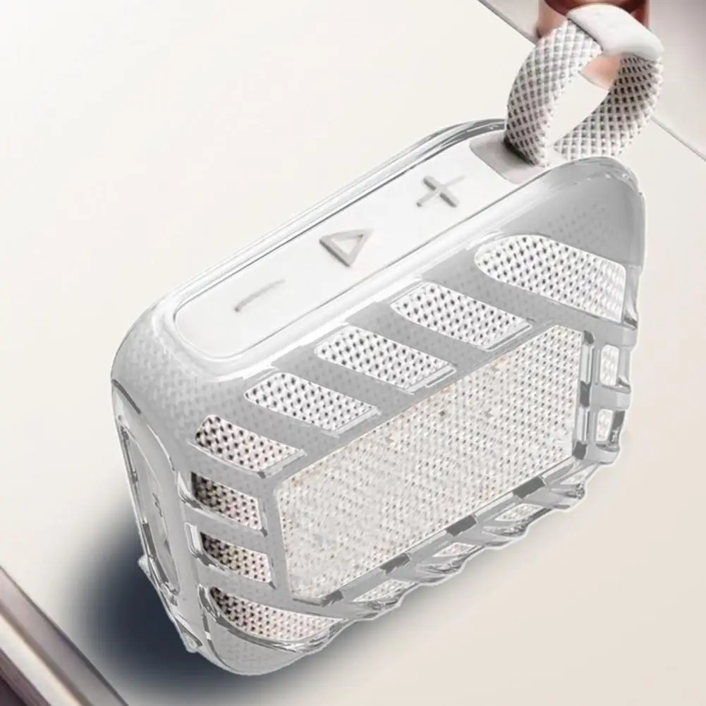 Jbl go 4用tpu保護ケース,ポータブルbtスピーカー,落下防止,透明カバー,衝撃保護