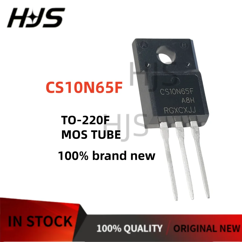 

10Pcs-30Pcs CS10N65F CS10N65 N-channel MOSFET Field effect tube TO-220F New and quality