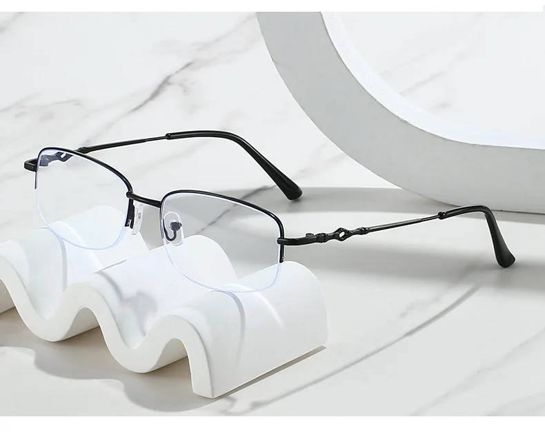 Modische ultraleichte Anti-Blaulicht-Presbyopie-Brille für Menschen mittleren Alters und ältere Menschen, hochauflösende Lesebrille – Detail 4
