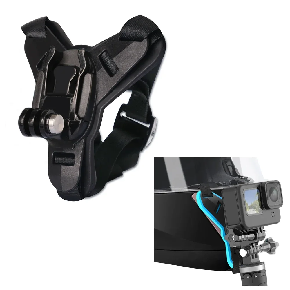 Motorcycle Helmet Chin Mount for GoPro 11 10 9 8 7 6 Action Sports Camera Holder Motorcycle Stander for Insta360 DJI Accessory