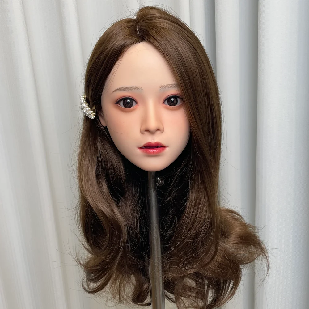 نسخة 1:1 من نموذج رأس أنثى، نموذج رأس مثير جديد، مصنوع من مادة السيليكون، يمكن تخصيصها بنفسك، لمصففي الشعر