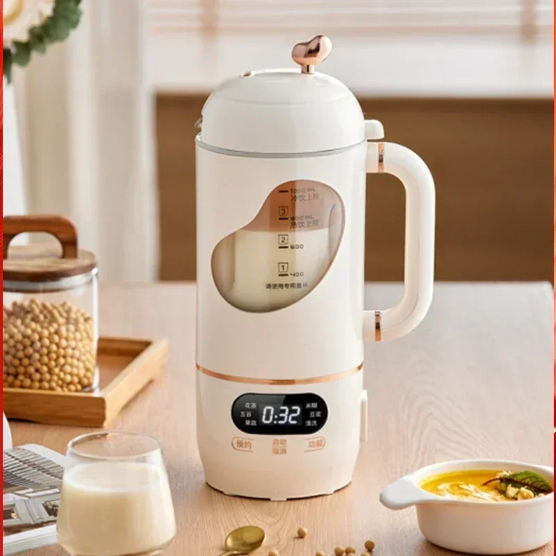 Multi-functional Soybean Milk Machine 220v Upgrade Small Food Machine Home Filter Free Heating Automatic Wall Breaking Machine