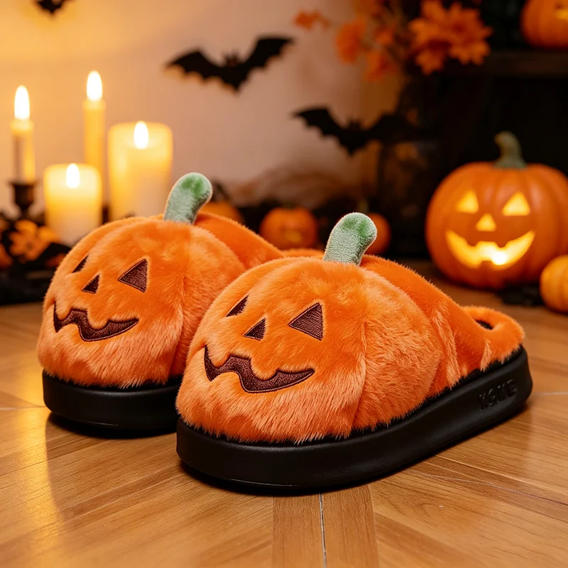 Halloween 3D Kürbis Plüsch-Hau – Women'S Shoes Non Slip Bewertung und Preis