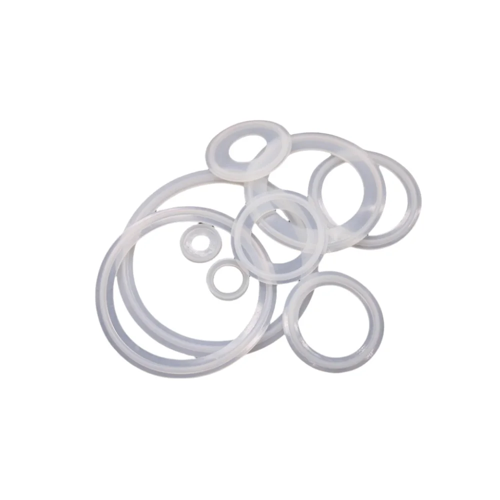 

Clamp Φ19 toΦ89 Disc Rubber Gasket Sanitary Pipe Fitting Food Grade Sealing Ring Quick Connect Silicone Flat Washer TC
