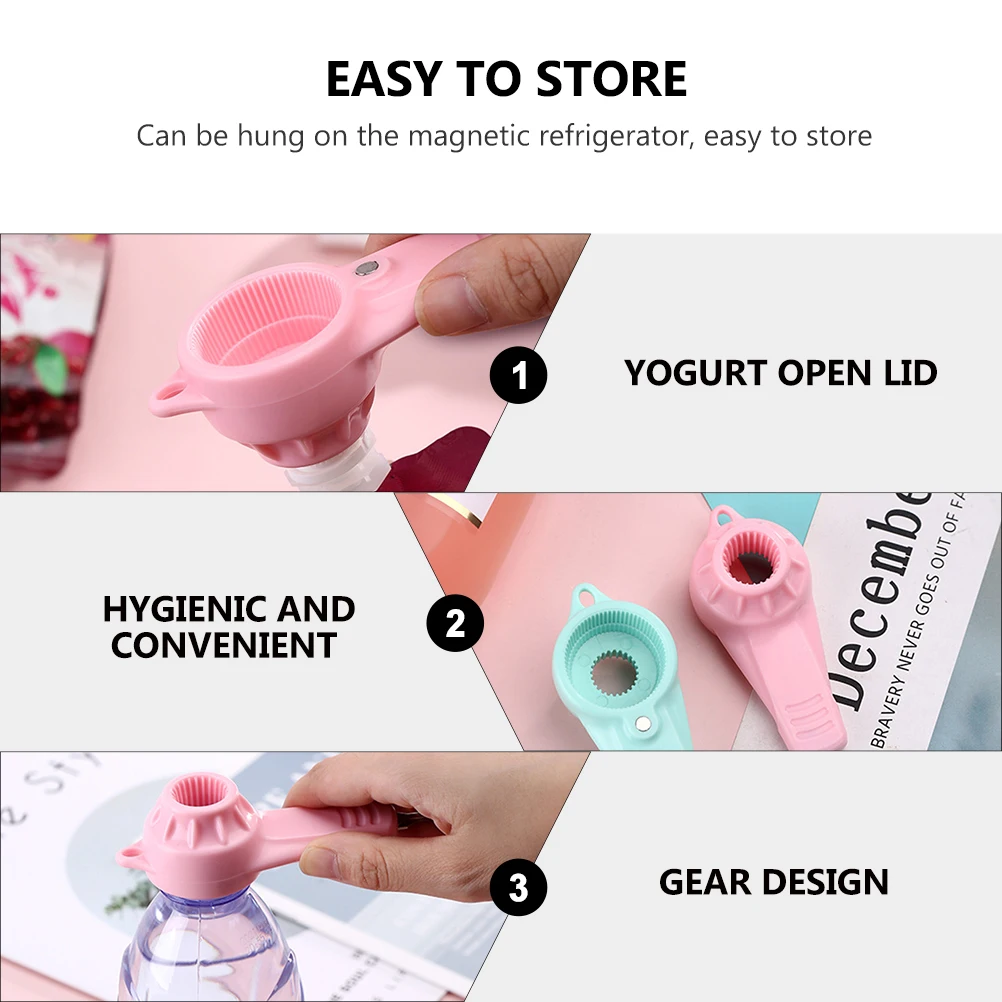 

Magnetic Bottle Cap Jar Openers Multi Functional Lid Easy Tool Manual Jelly Bag