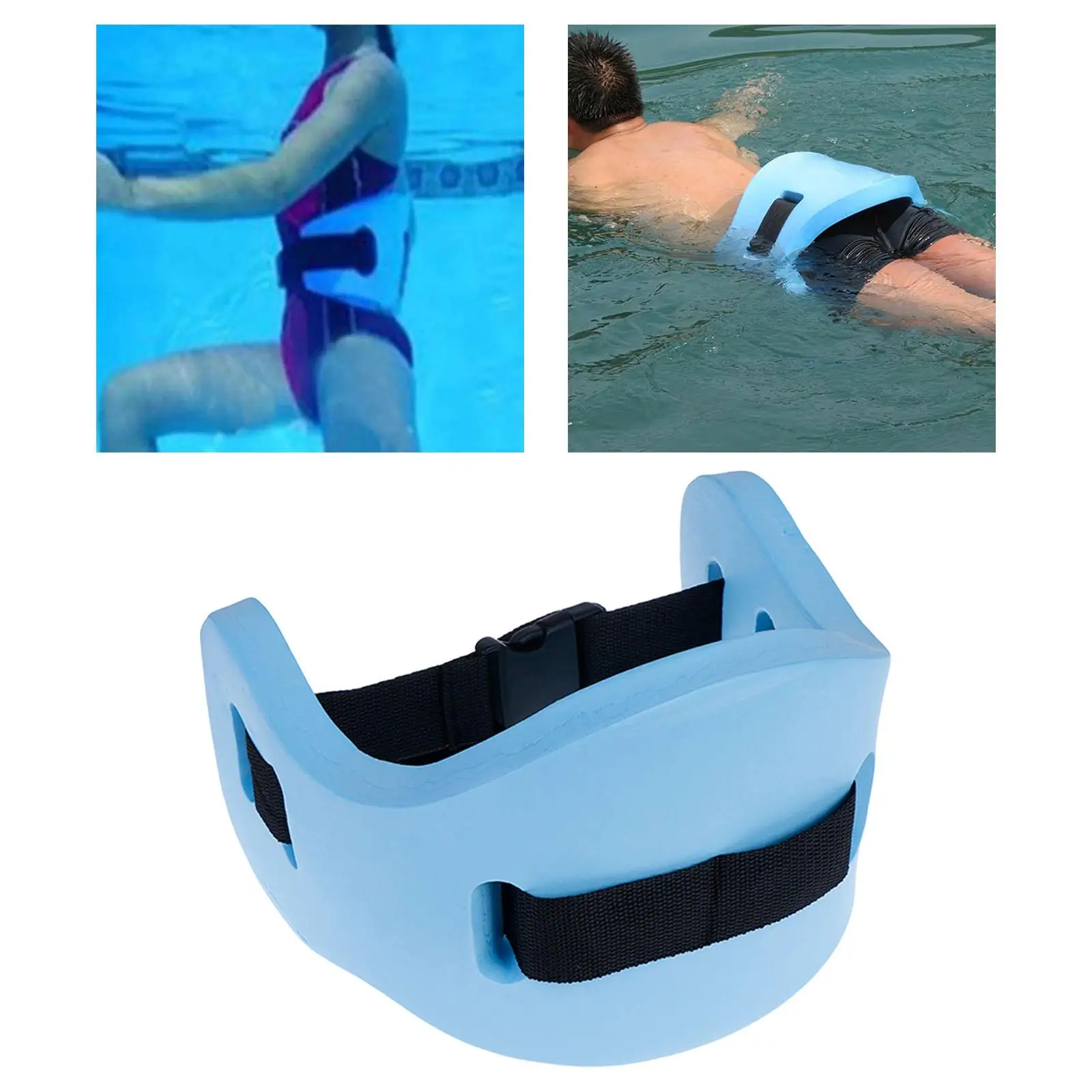 

Swimming Waist Belt Swim Training Belt Kickboard Learning Equipment Waistband Buoyancy EVA for Children Toddler Adults