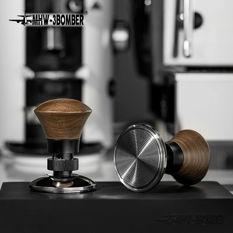 MHW-3BOMBER 58MM Espresso Tamper Horizontal Constant Coffee Leveler Adjustable Depth Tamper Home Tool Coffee Accessories