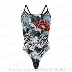 Love The Pain Women Bikini Sexy Back Bodysuit One Piece Swimsuit Summer Swimming Pool Swimwear Monokini 2023 Functional Swimsuit