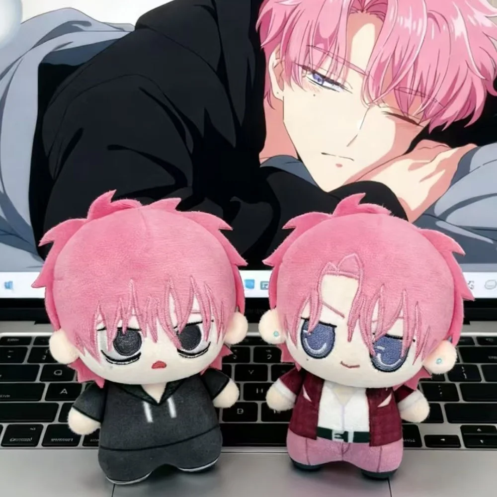 Anime Tamon's B-Side Tamon Fukuhara Cosplay Keychain Q Version Plush Cotton Doll Backpack Pendant Keyring Adult Collection