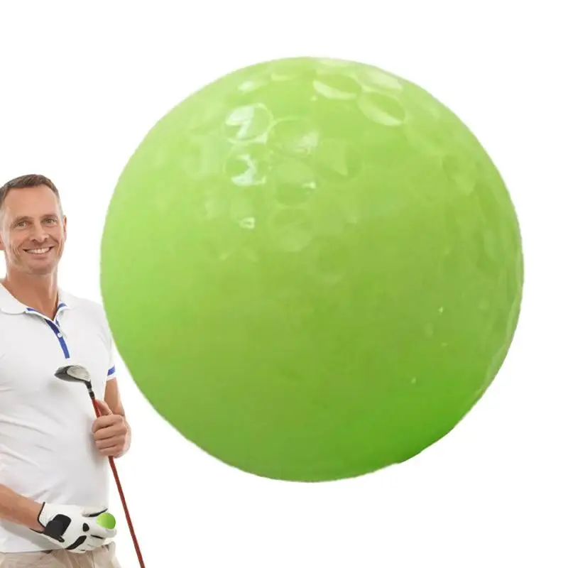 

Golf Practice Balls Brighter Luminous Fluorescent Glowing Dark Golf Balls Night Light-up Glowing Balls Brighter