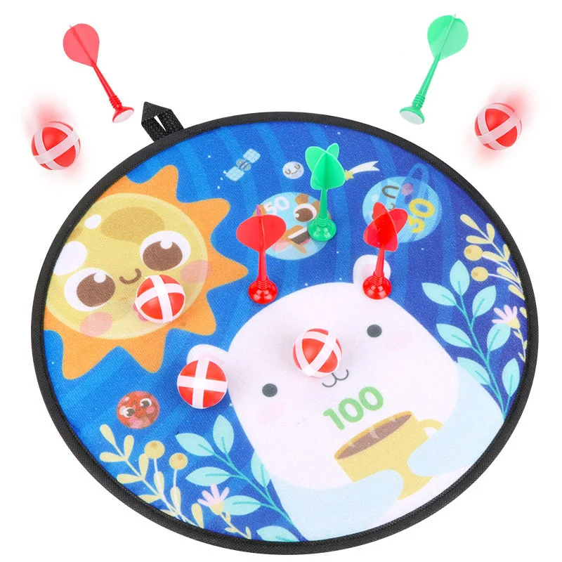 Kinderen, kleverige ballen, dartbordsets, kleverige doelballen, doek, decompressie dartborden, ouder-kind spellen, kinderspeelgoed