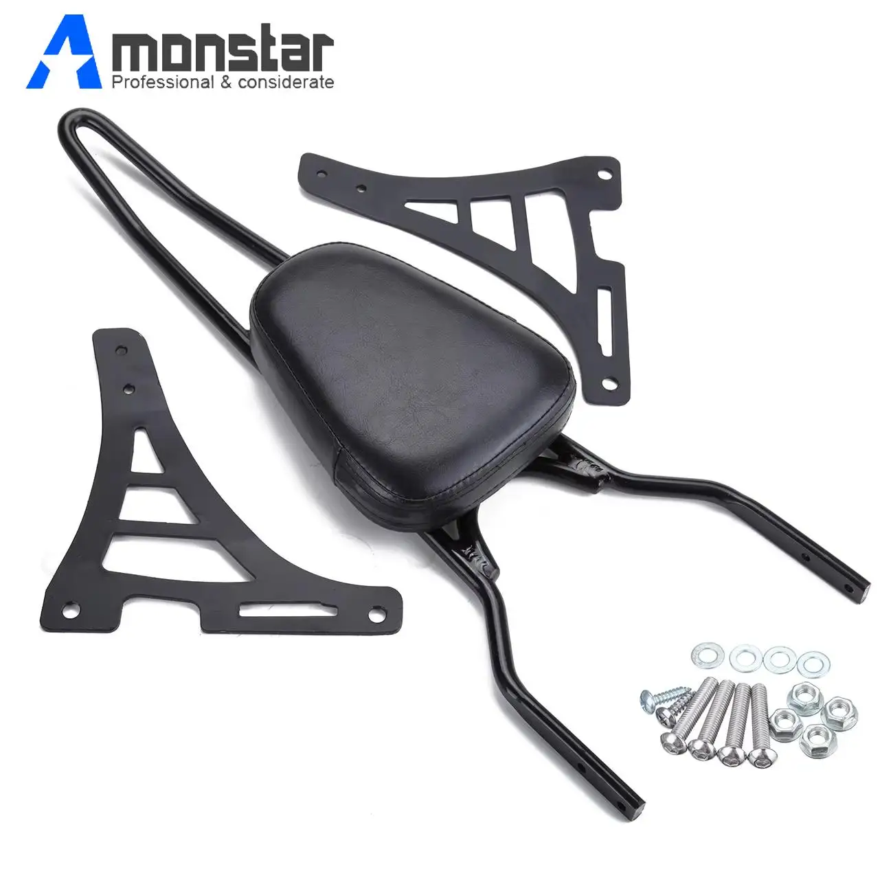 Motocicletta passeggero Sissy Bar schienale set per Harley Davidson XL883C XL883R XL1200R 2004-2020 XL1200C XL1200S 1996-2000