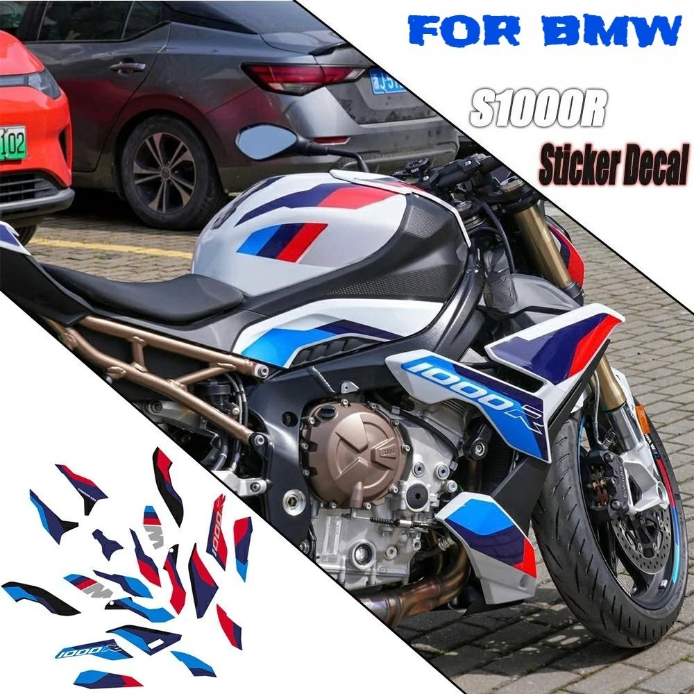 

2023 FOR BMW S1000R Motorcycle Sticker Set S 1000 R 2021-2023 2021 2022 M1000R Retrofit Decal Sticker Full Car Sticker Decal