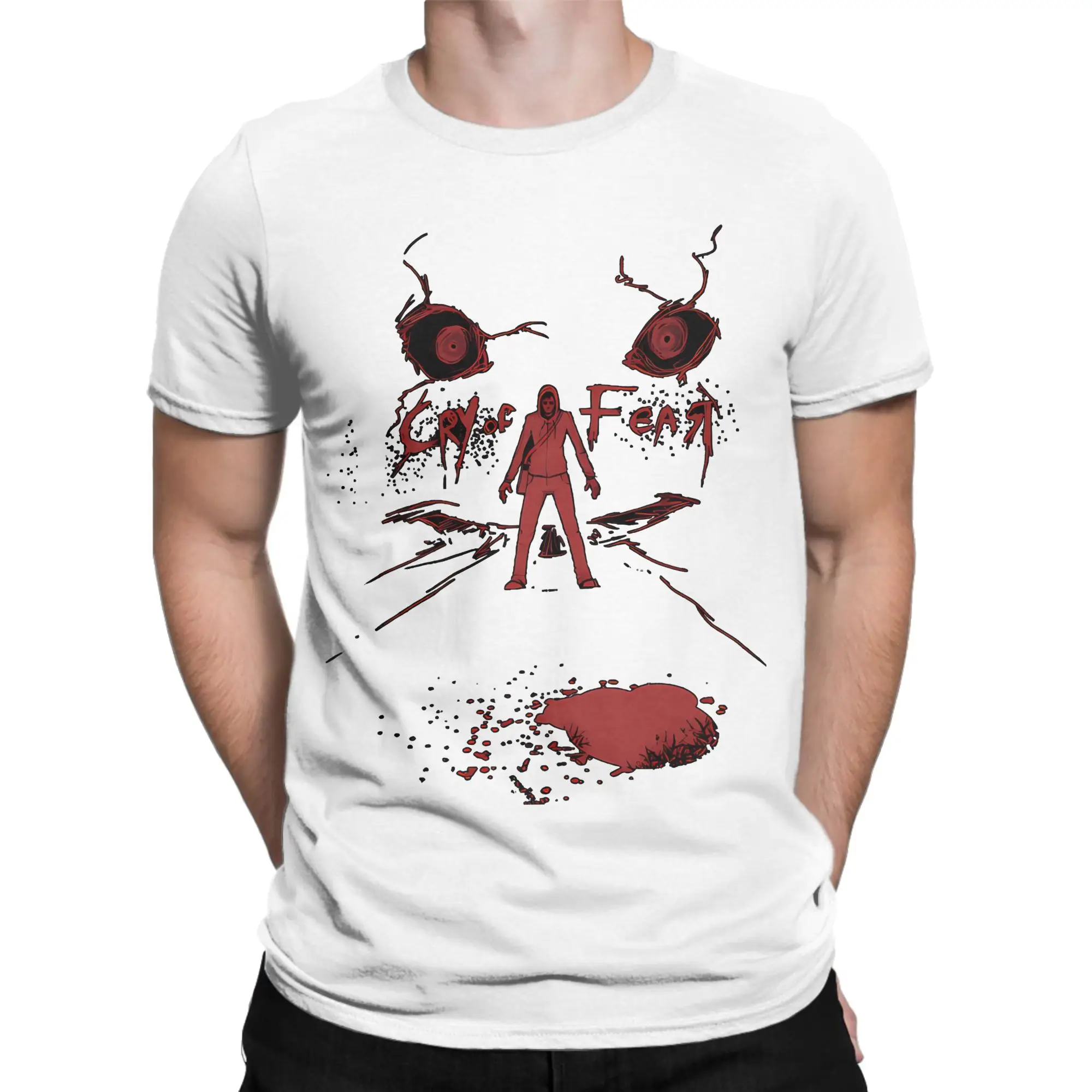 Simon Henriksson Cry of Fear  Tee Shirt for Men Women Print T Shirts  Cotton Clothes