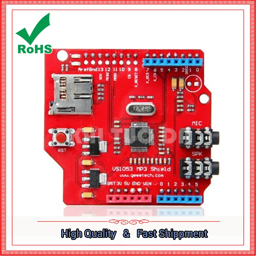 VS1053 Module VS1053 MP3 Recording Module Development Board (onboard Recording function) Module