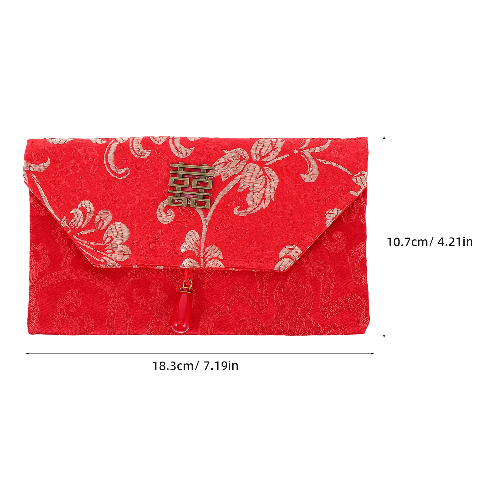 Chinese Wedding Red Envelopes Texture for Spring Festival New Year Lucky Money Cash Envelopes Wedding Cash Holders